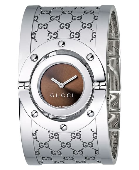 gucci cuff bracelet watch|Gucci cuff bracelets for women.